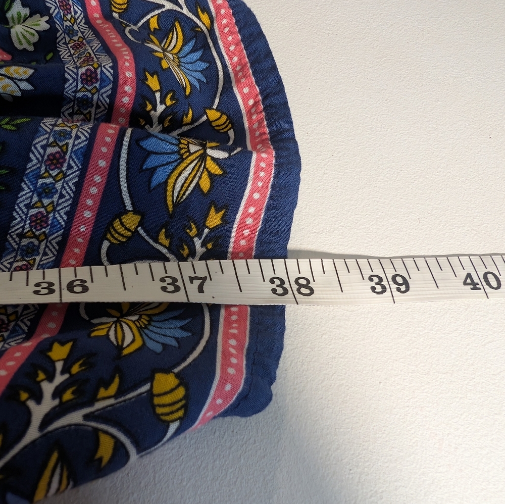 Zesica floral Women's Boho Wrap with Blue and Pink Accents Size S - Picture 6 of 7